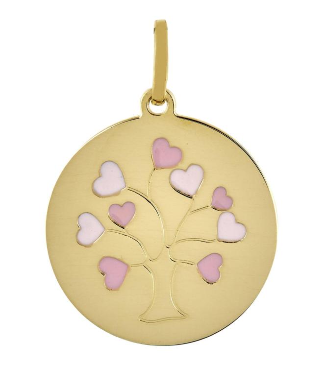 Médaille arbre de vie  coeur