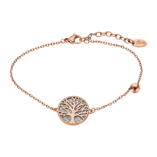 bracelet lotus acier