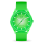 montre ice solar mixte couleur ice watch : vert
