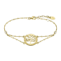 bracelet lotus femme Couleur : doré